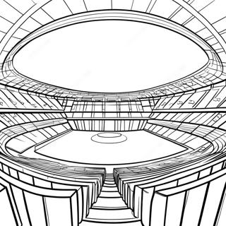 Football Stadium Coloring Page 48064-39959