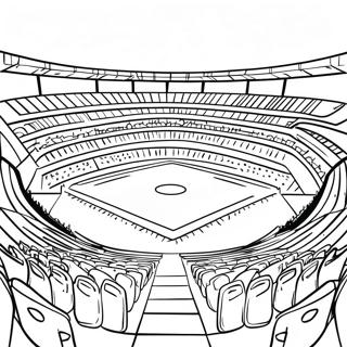 Exciting Football Stadium Under The Lights Coloring Page 48065-39975