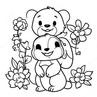 Fun Ohana Family Coloring Page 48095-39987