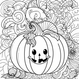 Halloween Zentangle Coloring Pages