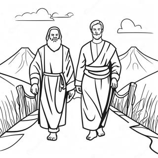 Faithful And Christian Journey Coloring Page 48135-40007