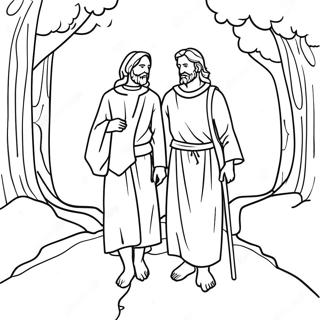 Faithful And Christian Journey Coloring Page 48135-40008