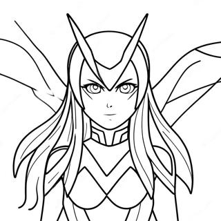 Zero Two Coloring Page 48144-40023