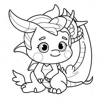 Dragon Girl Coloring Page 48154-40027