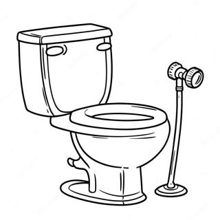 Funny Titan Skibidi Toilet Coloring Page 48165-40041