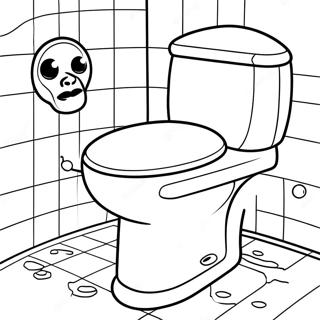 Funny Titan Skibidi Toilet Coloring Page 48165-40043