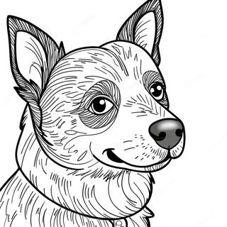 Blue Heeler Coloring Page 48184-40055