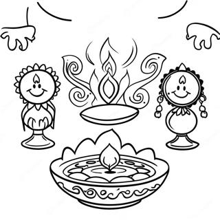 Diwali Coloring Pages