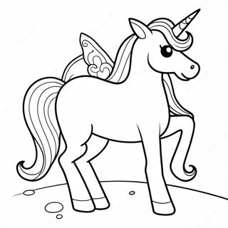 Unicorn Among Us Coloring Page 48204-40066