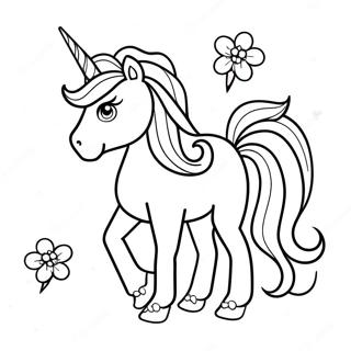 Unicorn Among Us Coloring Page 48204-40067