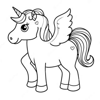 Colorful Unicorn Among Us Crewmate Coloring Page 48205-40086