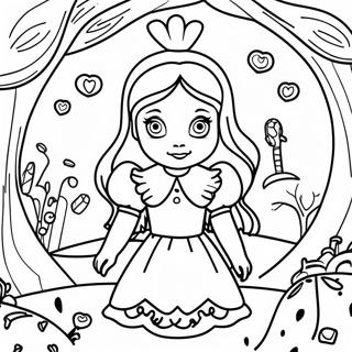 Alice S Nightmare In Wonderland Coloring Page 48214-40070