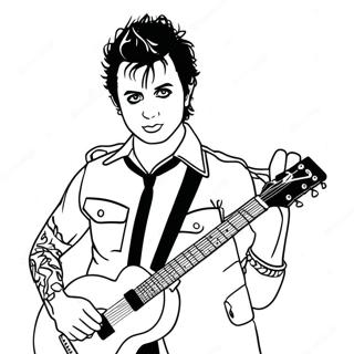 Green Day Coloring Page 48274-40127