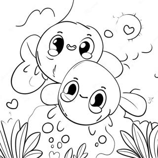 Cheerful Sundrop And Moondrop Friends Coloring Page 48285-40131