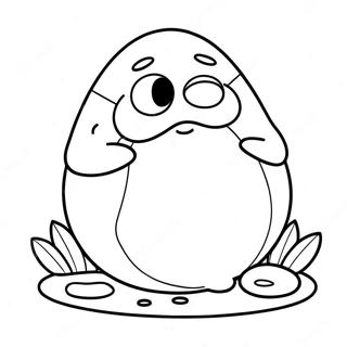 Pou Coloring Page 48314-40148