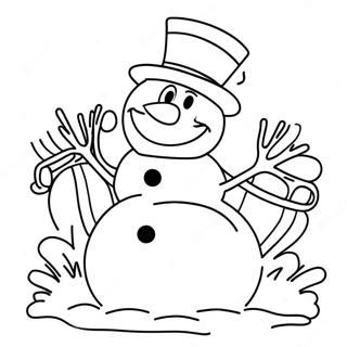 Frosty Coloring Page 4831-3883