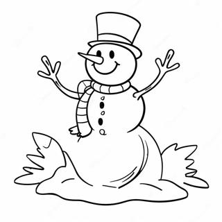 Frosty Coloring Page 4831-3884