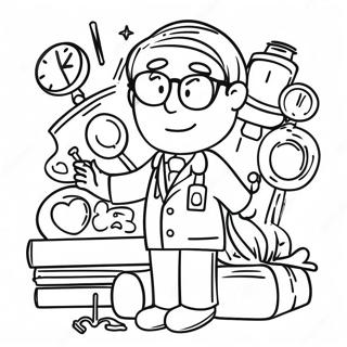 When I Grow Up Doctor Coloring Page 48324-40160