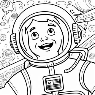 When I Grow Up Astronaut Coloring Page 48325-40161