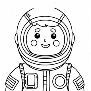 When I Grow Up Astronaut Coloring Page 48325-40163