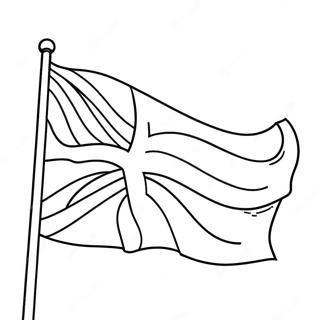 Christian Flag Coloring Page 48364-40184