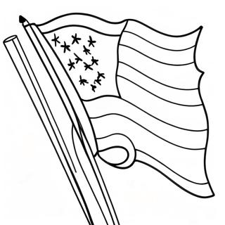 Colorful Christian Flag Coloring Page 48365-40197