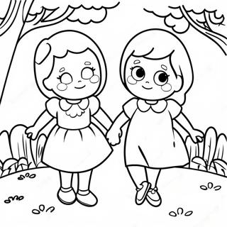 Jack And Jill Classic Story Coloring Page 48374-40196