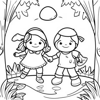 Jack And Jill Fun Adventure Coloring Page 48375-40202