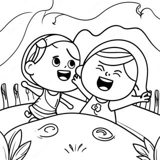 Jack And Jill Fun Adventure Coloring Page 48375-40204