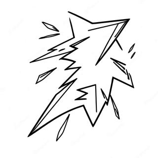 Lightning Bolt Coloring Page 48394-40223