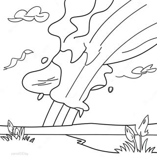 Lightning Coloring Pages