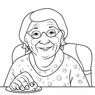 I Love My Grandma Coloring Page 48404-40215