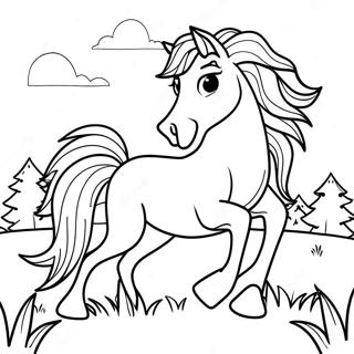 Lucky The Horse Spirit Untamed Coloring Page 48415-40238