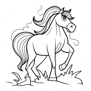 Lucky The Horse Spirit Untamed Coloring Page 48415-40239