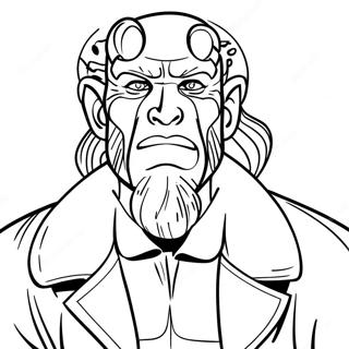 Hellboy Coloring Page 48424-40246