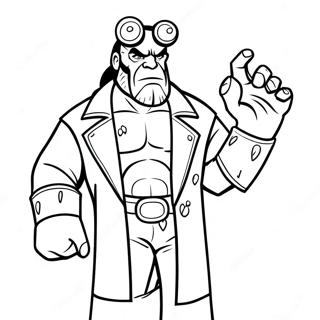 Hellboy Coloring Page 48424-40247