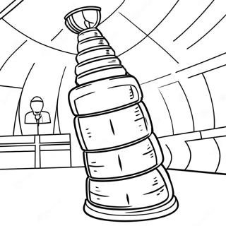 Exciting Stanley Cup Match Coloring Page 4842-3893