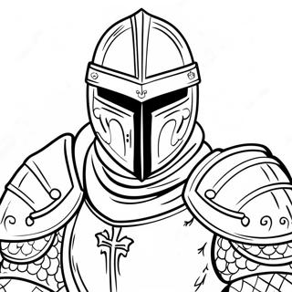 Dark Souls Knight In Armor Coloring Page 48435-40249