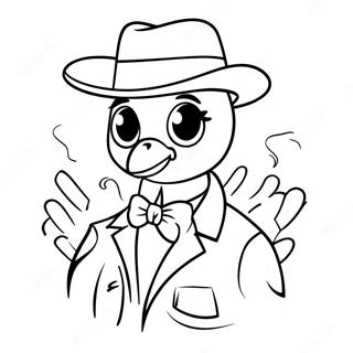 Gangster Tweety Bird Shirt Coloring Page 48444-40266