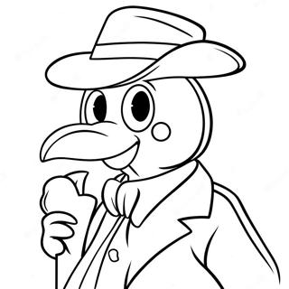 Gangster Tweety Bird Shirt Coloring Page 48444-40268