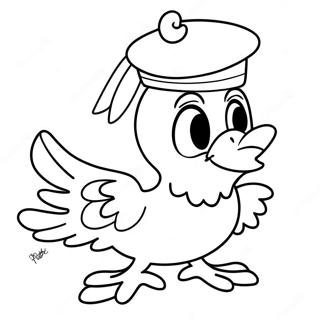 Cool Gangster Tweety Bird Coloring Page 48445-40256