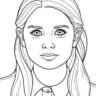 Ginny Weasley Coloring Pages