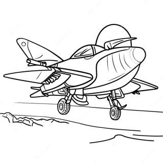 A10 Warthog Coloring Pages