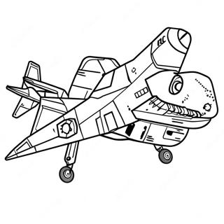 A10 Warthog Coloring Page 48474-40290