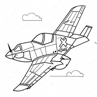 A10 Warthog Flying High Coloring Page 48475-40279