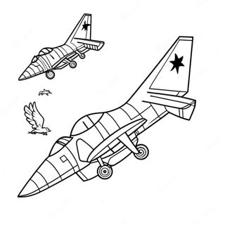 A10 Warthog Flying High Coloring Page 48475-40280