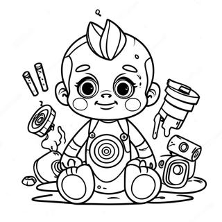 Scrap Baby Coloring Page 48504-40302