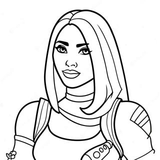 Fortnite Imani Coloring Page 48534-40322