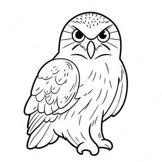 Snowy Owl Coloring Pages