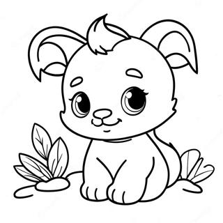 Baby Animal Coloring Page 48554-40350